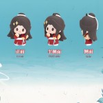 Minidoll TGCF Series Xie Lian Hua Cheng Ling Wen Shi Qingxuan Lovely Key Pendant